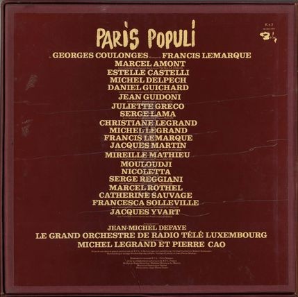 [Pochette de Paris Populi (coffret 3 disques) (THTRE / SPECTACLE) - verso]