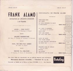 [Pochette de Allo MAI 38-37 (Frank ALAMO) - verso]