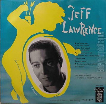 [Pochette de Si t’avais pas, Accarezzame, Innamorata… (Jeff LAWRENCE)]